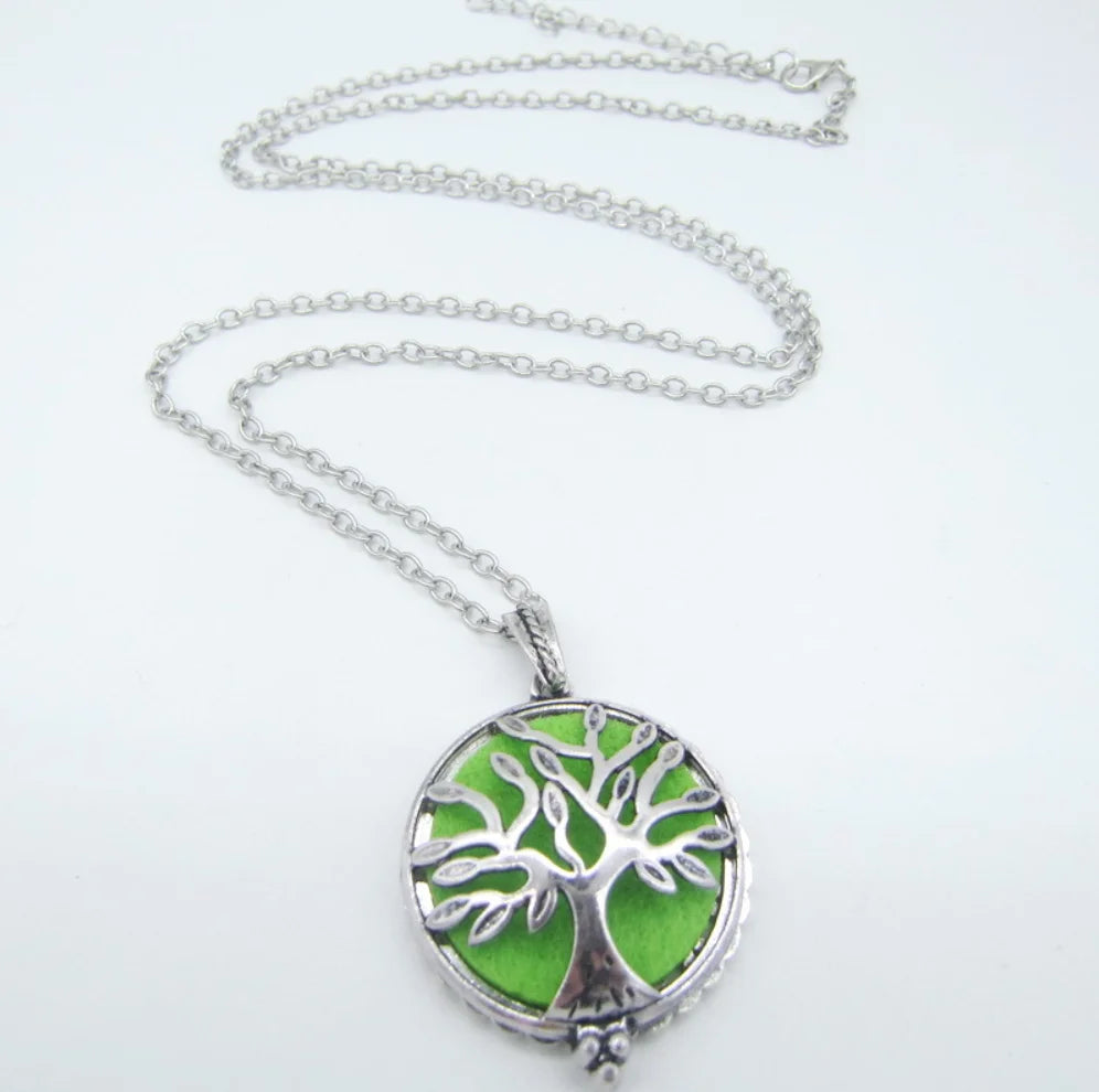 Tree of Life Aromatherapy Diffuser Necklace – Premium Stainless Steel Locket