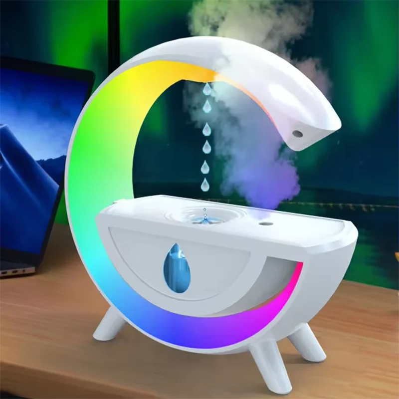 G-shape Anti Gravity Water Droplets Atomizing Humidifier Aroma Diffuser Air Humidifier Home