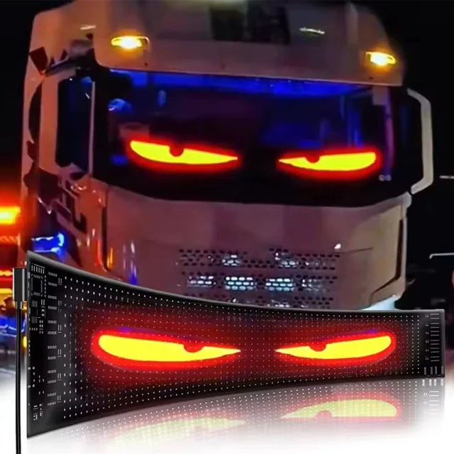 DriveVibe™ Smart Car LED Matrix - Flexible Bluetooth App-Controlled Scrolling Message Sign