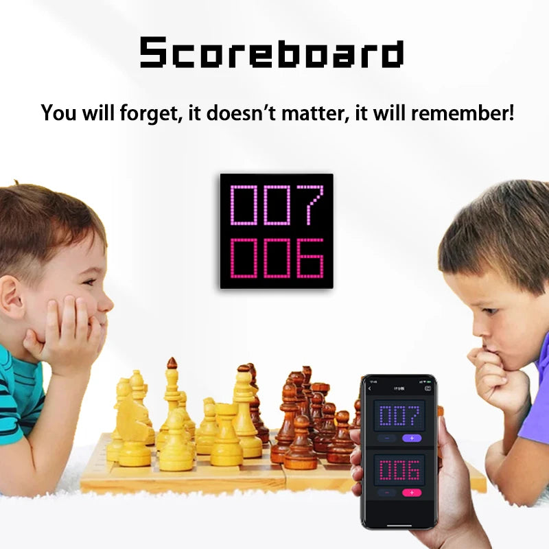 Smart LED Pixel Display - Bluetooth App Controlled RGB Matrix Board with DIY Animations & Nightlight Mode
